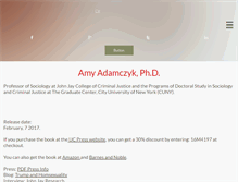 Tablet Screenshot of amyadamczyk.com